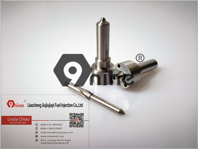 Portable Delphi Injector Nozzles L028PBC With Black Coating Needle 0